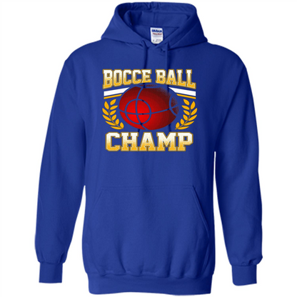 Bocce Ball Champ T-Shirt Bocce Ball Player Royal