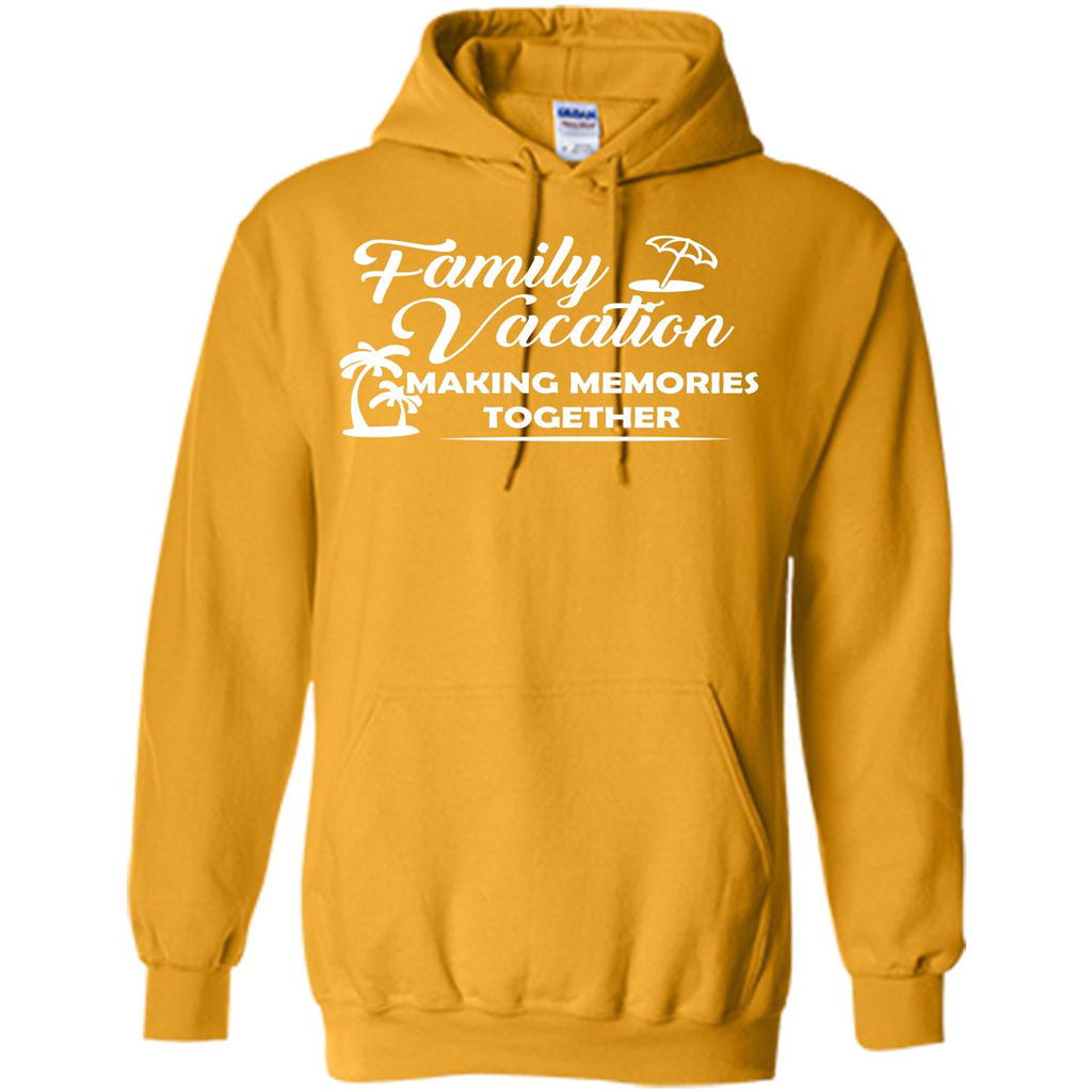 Family Vacation Making Memories Together T-shirt Gold