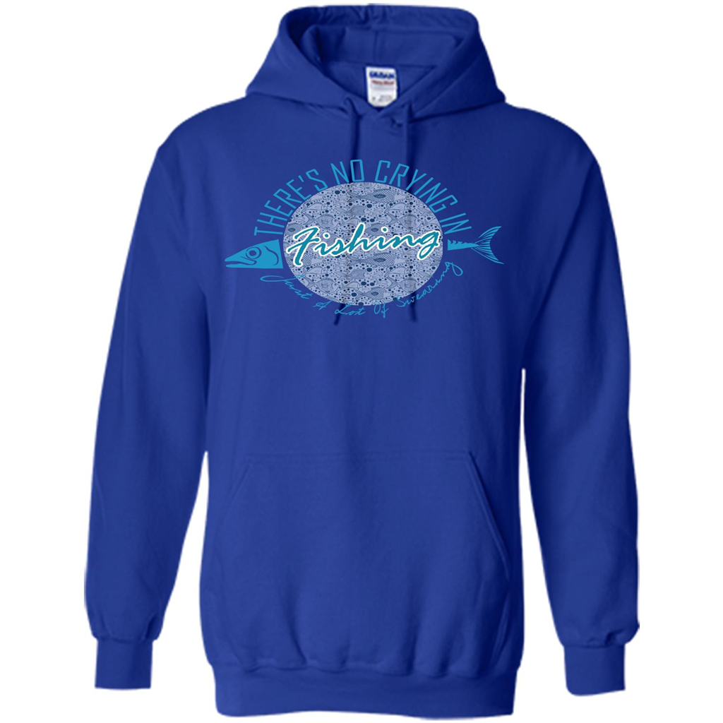 Fishing T-shirt No Crying Fishing Royal