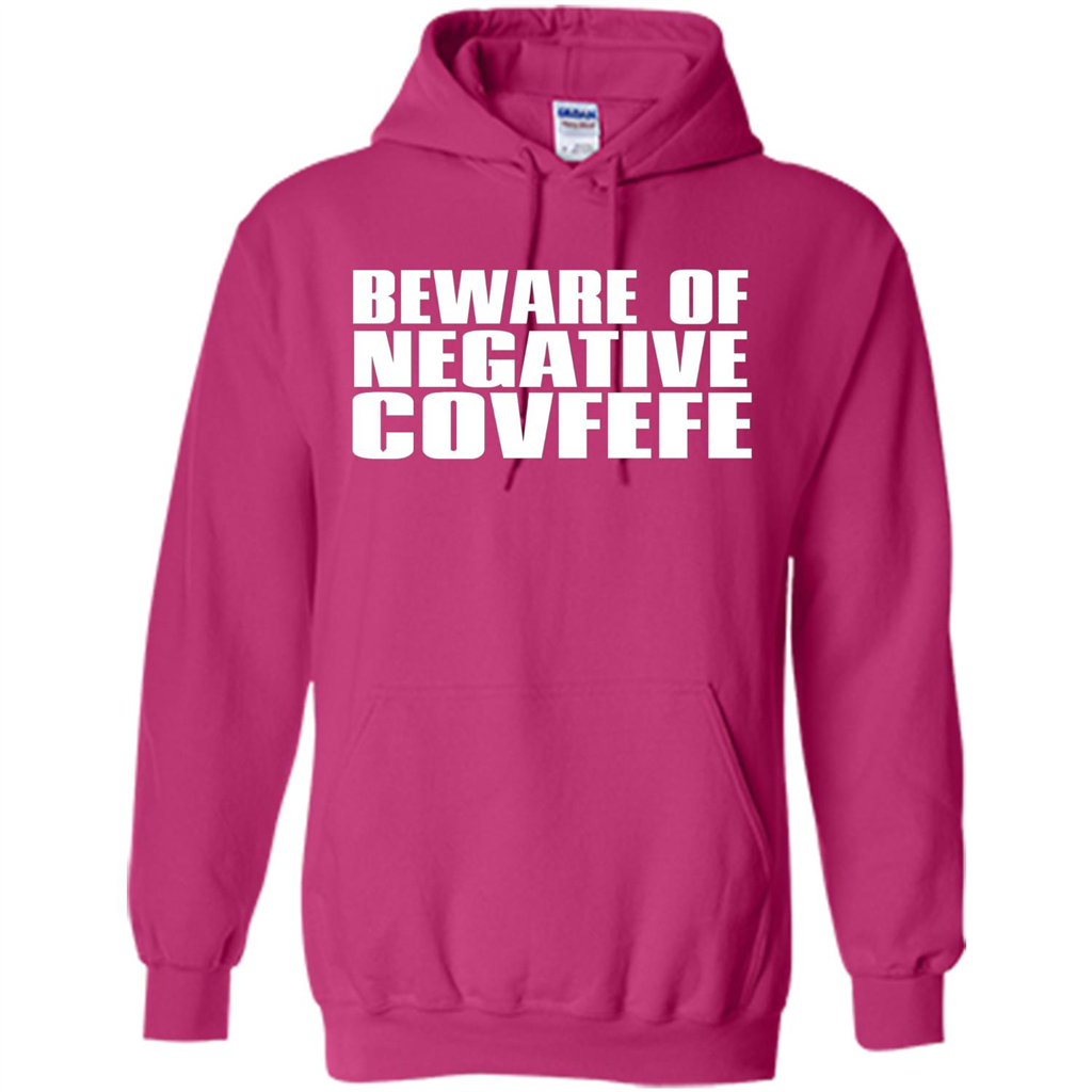 American T-shirt Beware Of Negative Covfefe Heliconia