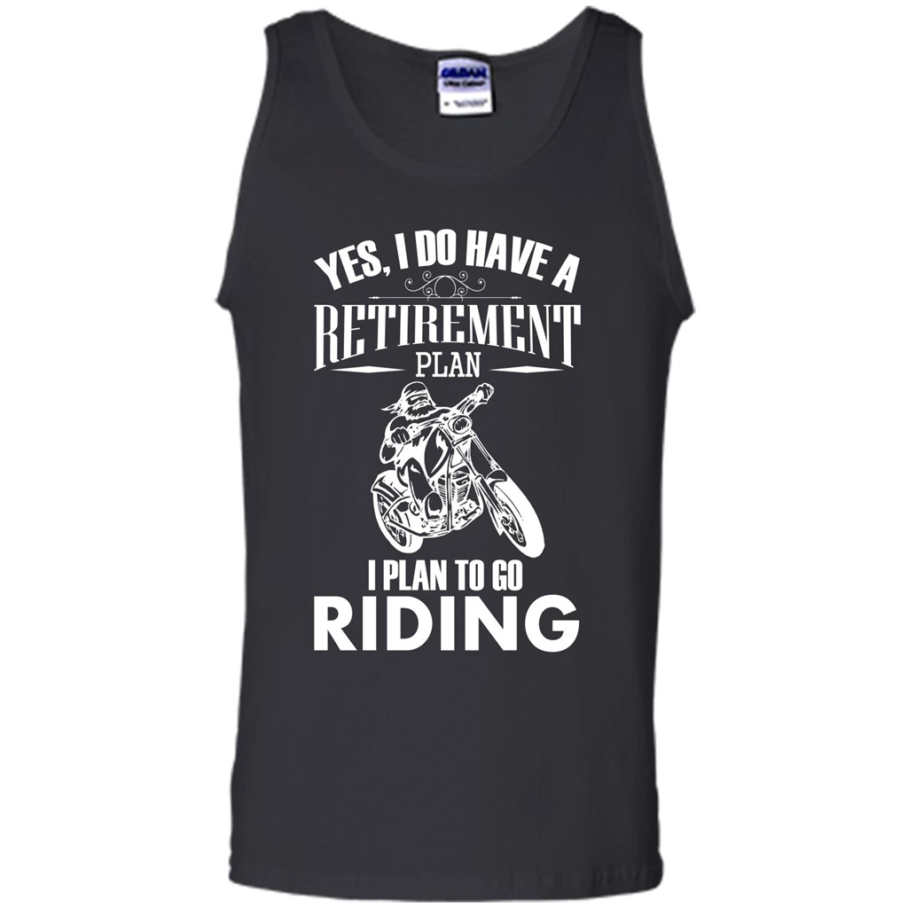 Rider T-shirt Yes, I Do Have A Retirement Plan I Plan To Go Riding Black