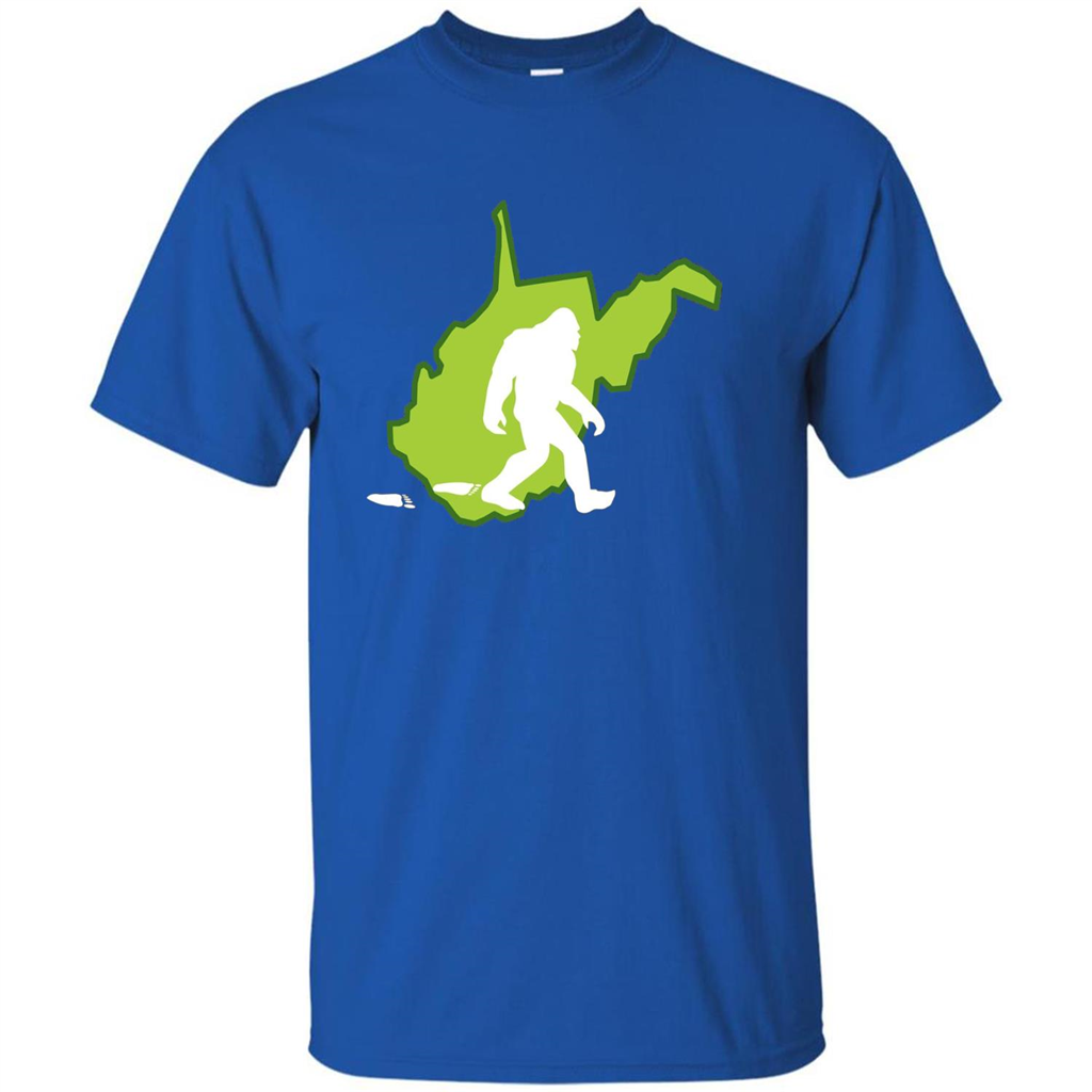 West Virginia State Bigfoot Hunter T-shirt Royal