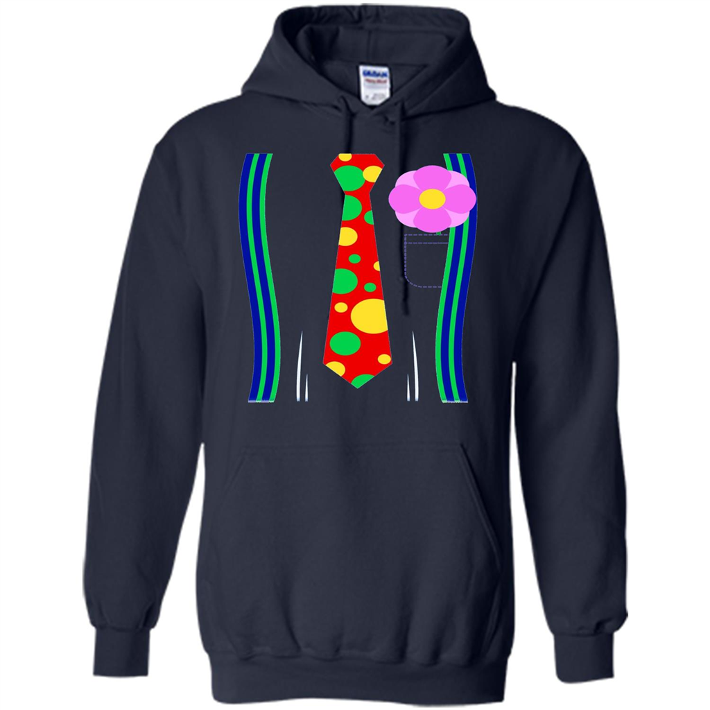 Halloween Clown Costume T-shirt Navy