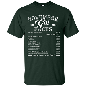 November Girl Facts T-shirt