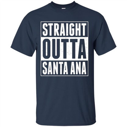 Straight Outta Santa Ana T-shirt Navy