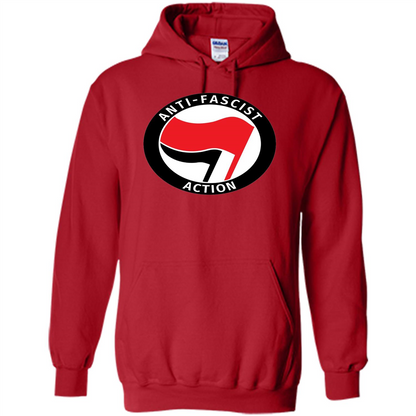 Anti - Fascist Action T-shirt Red