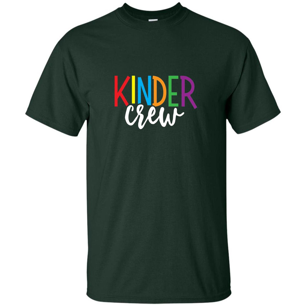 Cute Kindergarten Teacher Team T-Shirt Forest Green