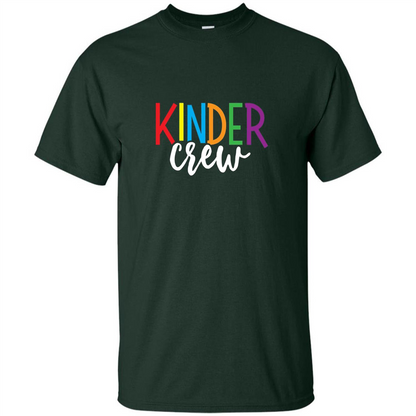 Cute Kindergarten Teacher Team T-Shirt Forest Green