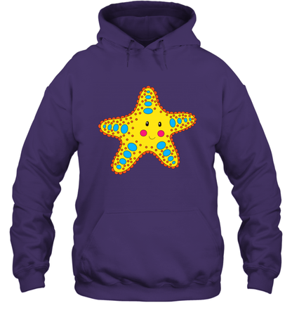 Starfish Summer Beaches Shirt Hoodie Hoodie Purple