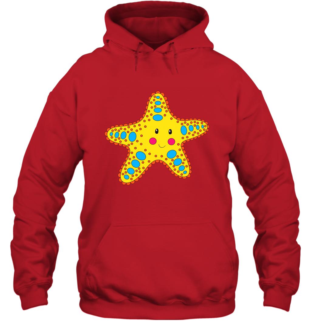 Starfish Summer Beaches Shirt Hoodie Hoodie Red