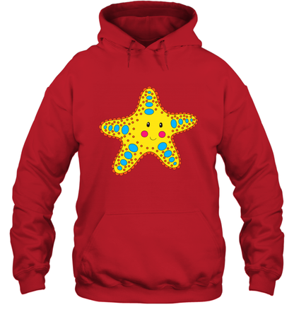 Starfish Summer Beaches Shirt Hoodie Hoodie Red