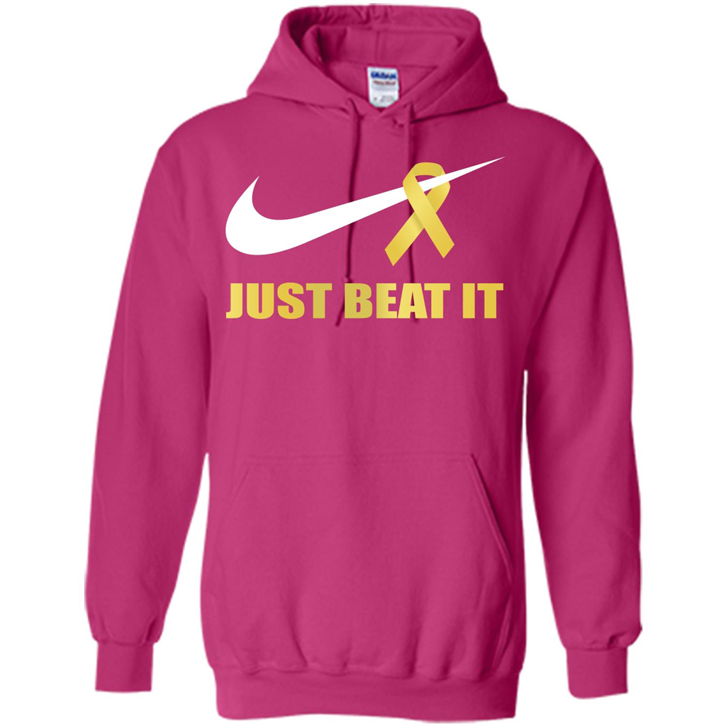 Cancer Awareness T-shirt Just Beat It T-shirt Heliconia