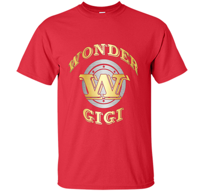 Wonder Gigi T Shirt Gift For Super Grandma On Special Day t-shirt Red