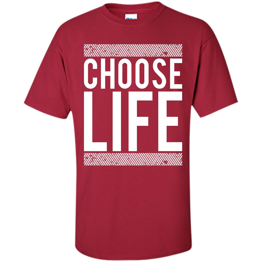 Choose Life T-Shirt Cardinal