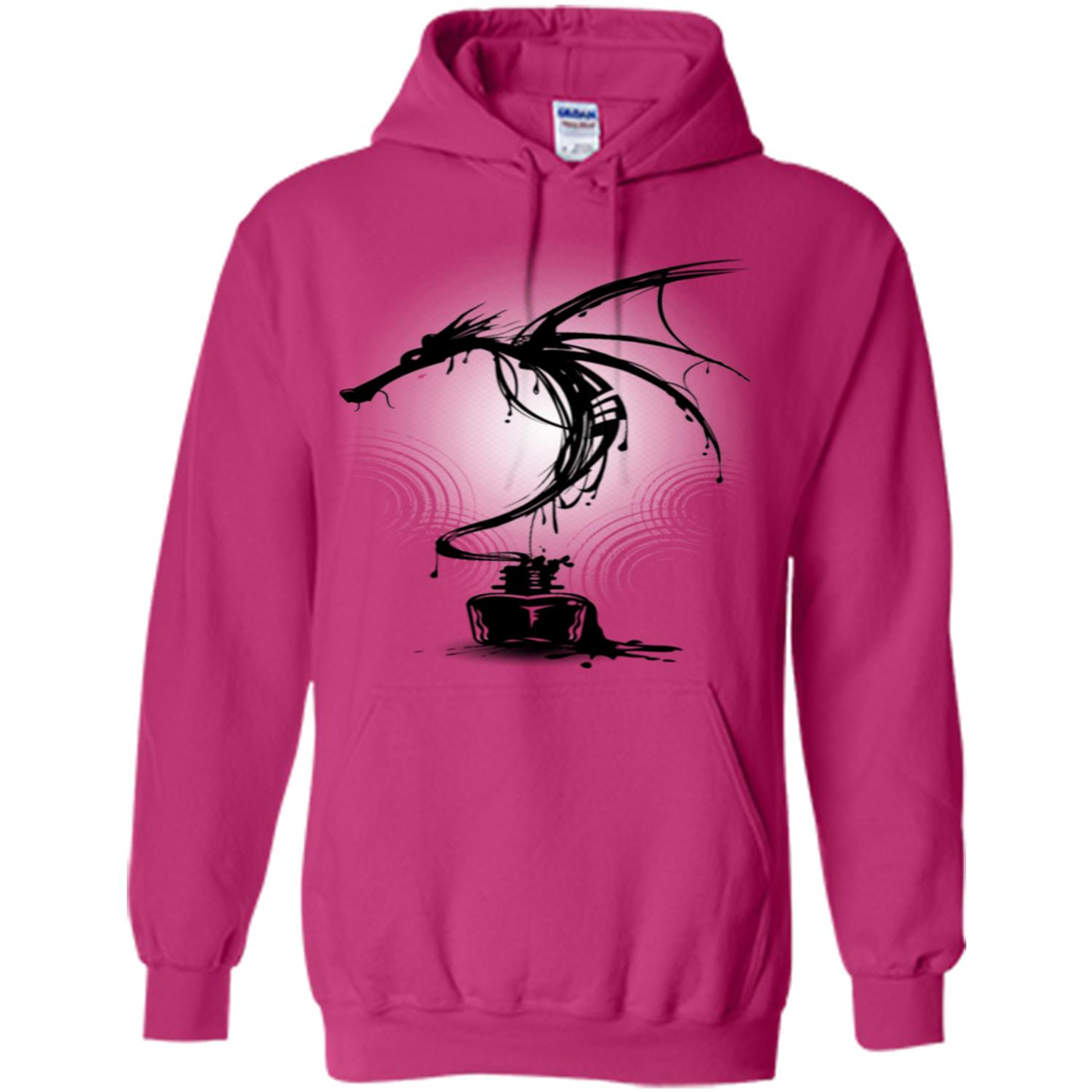 Ink Dragon T-Shirt Heliconia
