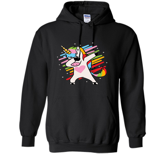 Dabbing Unicorn Shirt and Unicorn Dab T-Shirt shirt Black
