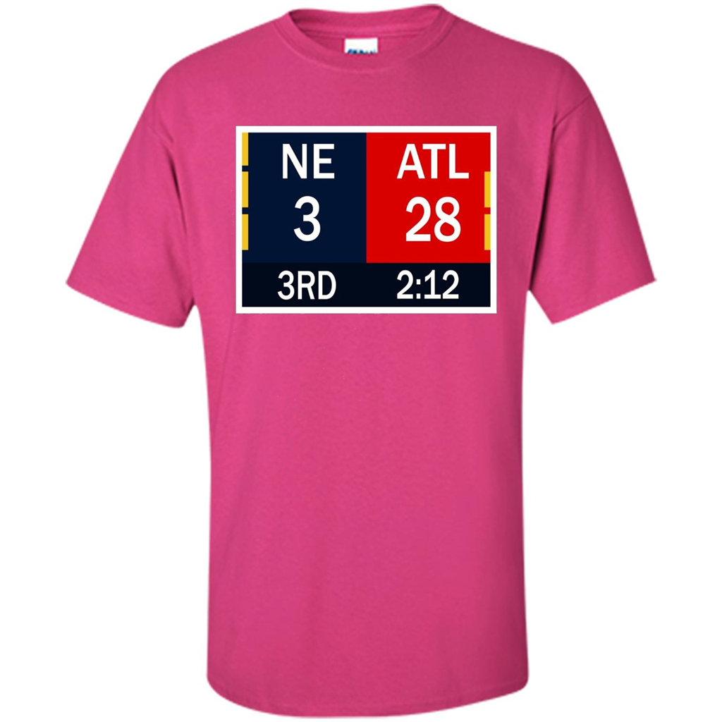 NE 3 ATL 28 Final T-shirt 2 Sides 1 Game Heliconia