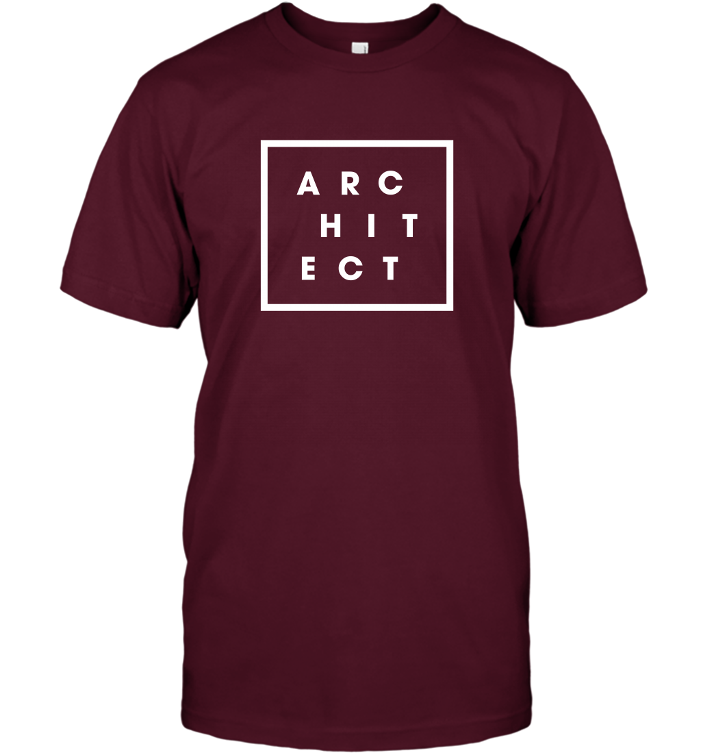 Architect Shirt T-Shirt T-Shirt Maroon