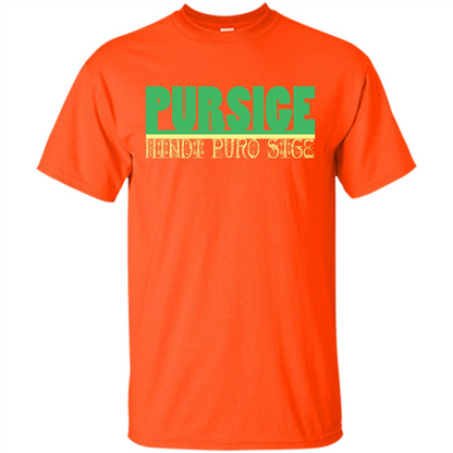 Pursige T-shirt Orange