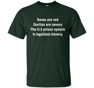 The U.S Prison System Is Legalized Slavery T-shirt