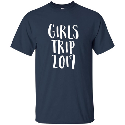 Summer T-shirt Girls Trip 2017 T-shirt Navy