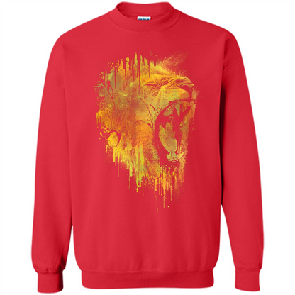 Lion Drip T-shirt Red