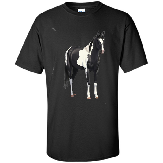 Beautiful Black Horse T-shirt Black