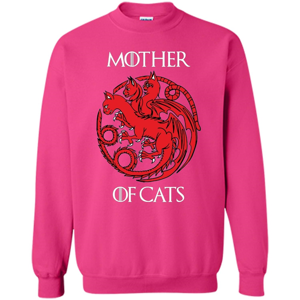Cat Lovers T-shirt Mother of Cats Heliconia