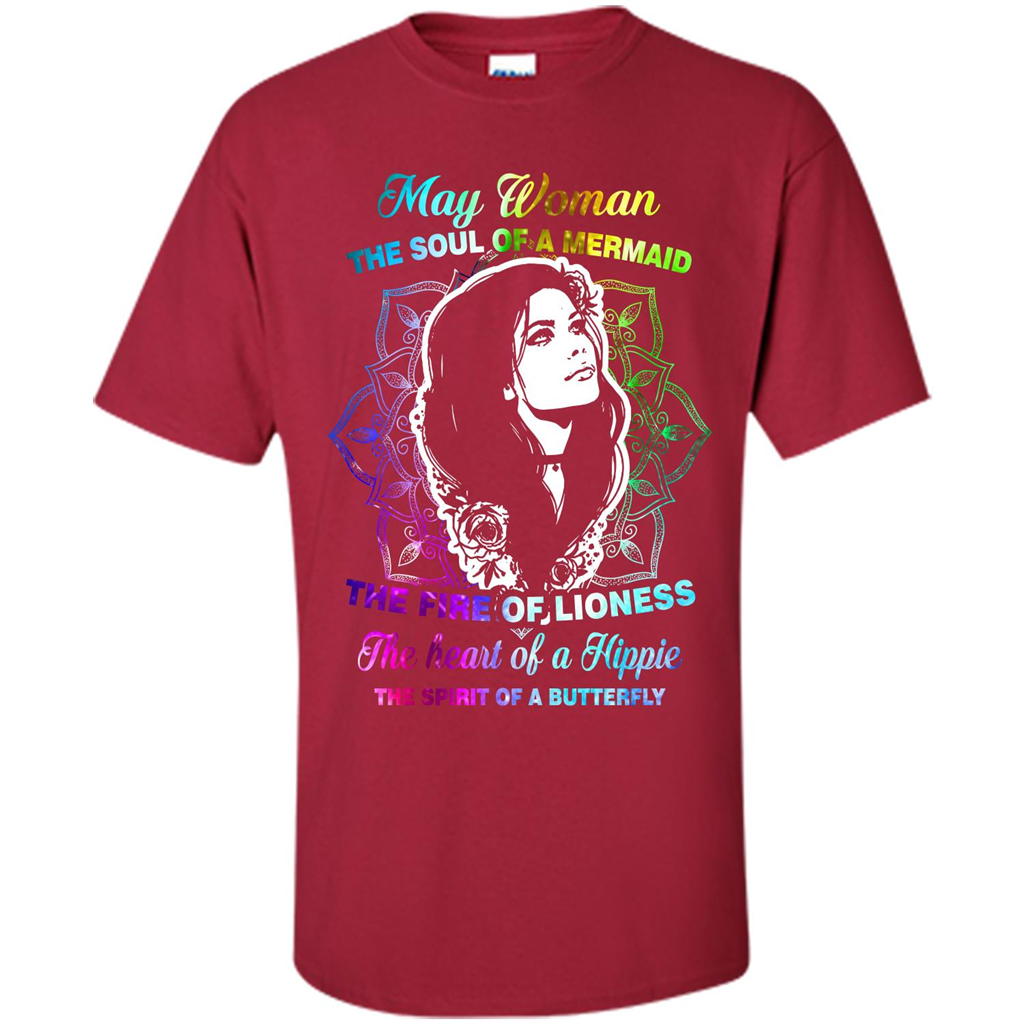 May Woman T-shirt The Heart Of A Hippie Cardinal