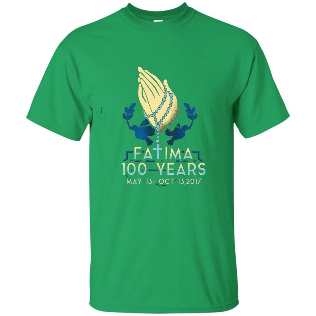 Fatima 100 Years T-shirt Irish Green
