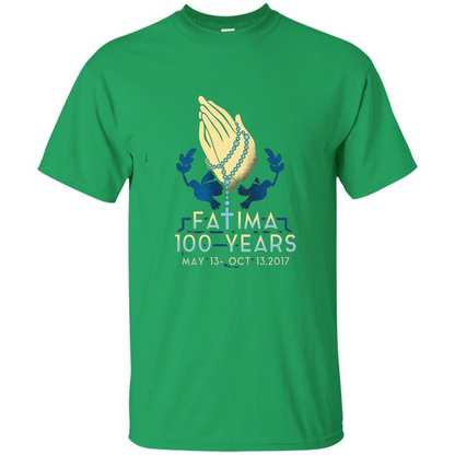 Fatima 100 Years T-shirt Irish Green