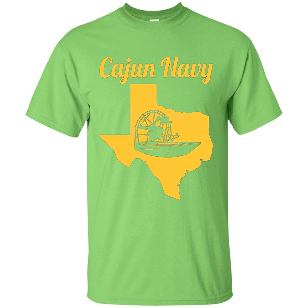 Cajun Navy T-shirt Texas Strong T-shirt Lime