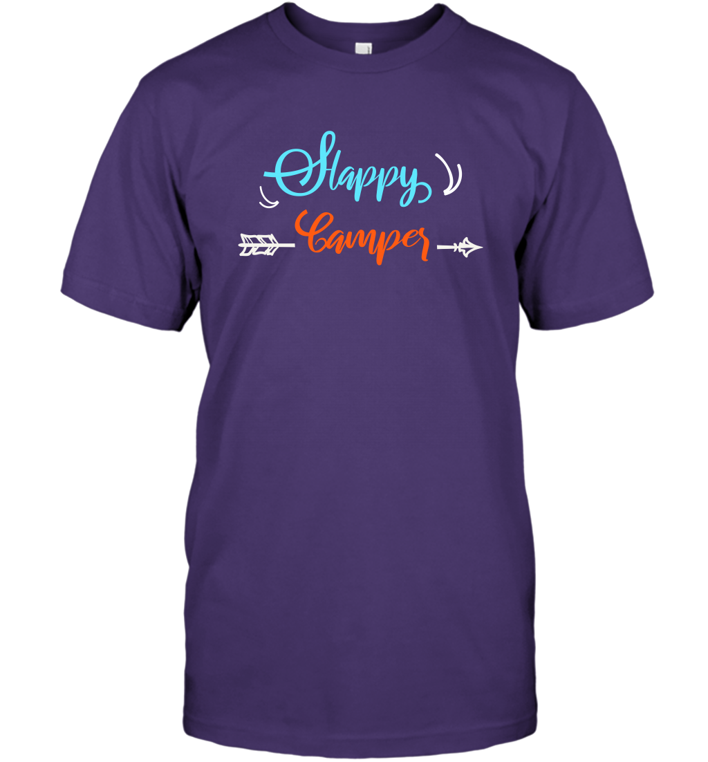Happy Camper Shirt T-Shirt T-Shirt Purple
