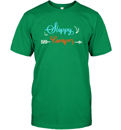 Happy Camper Shirt T-Shirt T-Shirt Irish Green