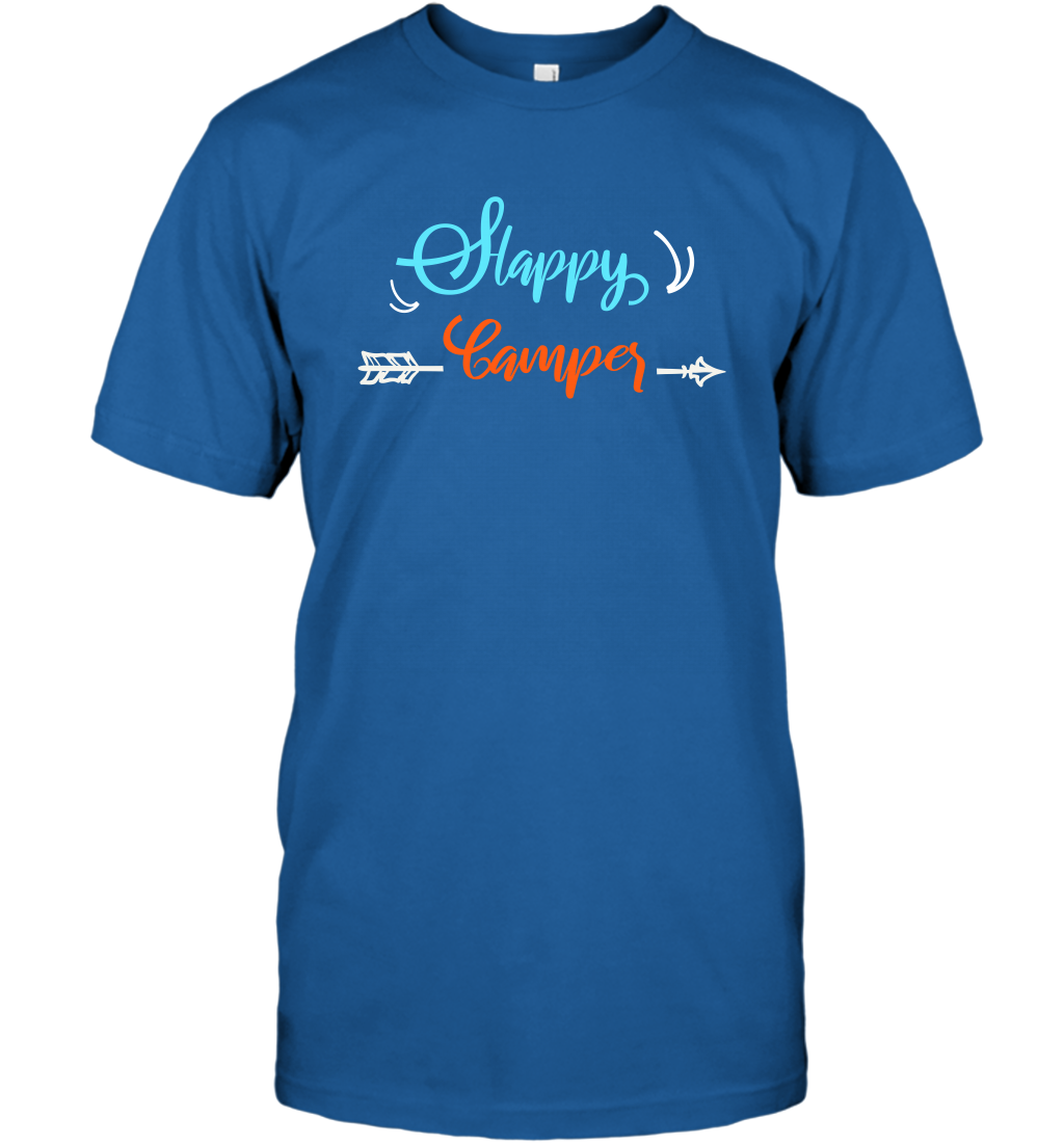 Happy Camper Shirt T-Shirt T-Shirt Royal