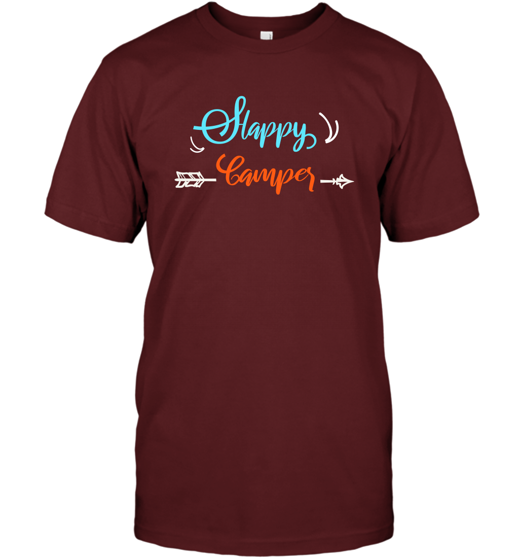 Happy Camper Shirt T-Shirt T-Shirt Cardinal