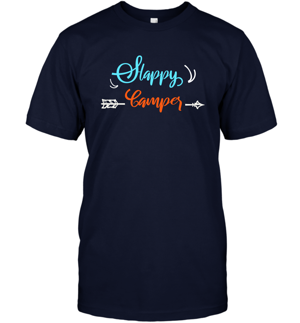 Happy Camper Shirt T-Shirt T-Shirt Navy