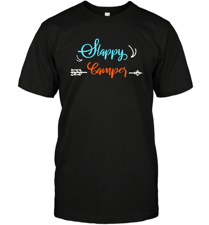Happy Camper Shirt T-Shirt T-Shirt Black