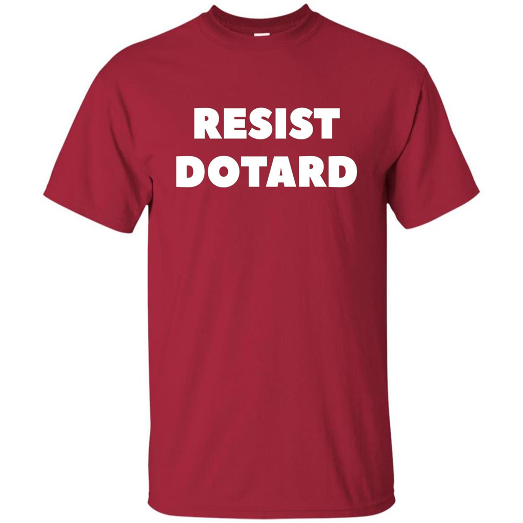 American President T-shirt Resist Dotard T-Shirt Cardinal