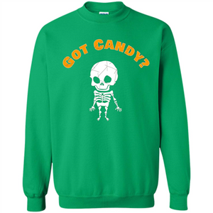 Cute Skeleton Asking For Candy Halloween T-shirt
