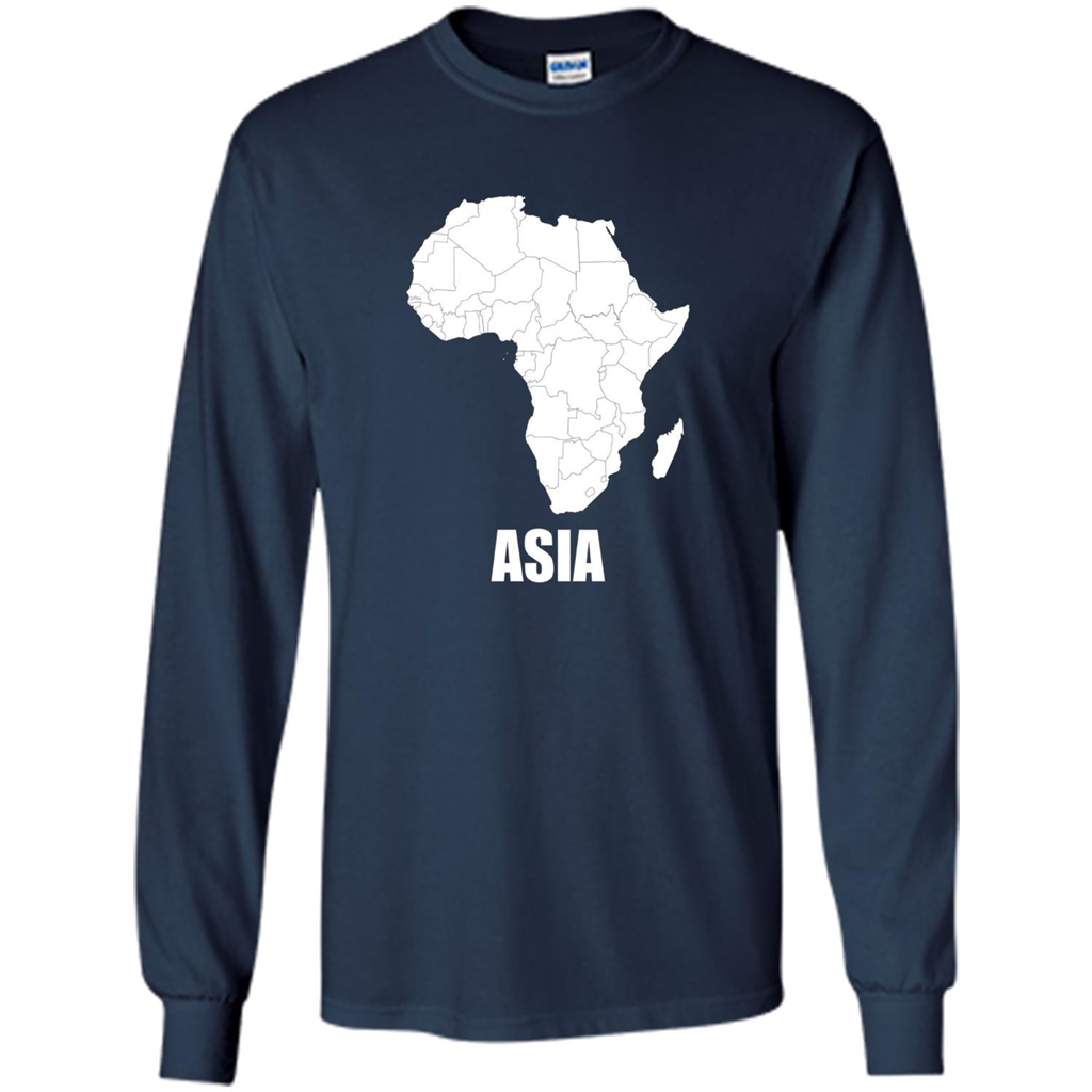 Africa Asia Funny t-shirts - Humor T-shirts Navy