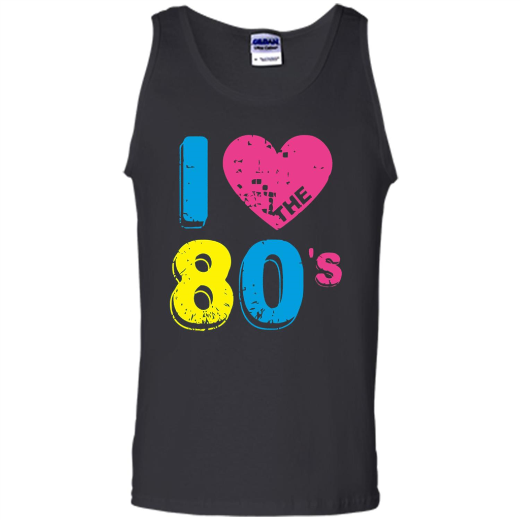 Vintage T-shirt I Love the 80's T-shirt Black