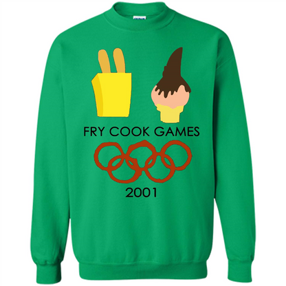 Fry Cook Games T-shirt Irish Green