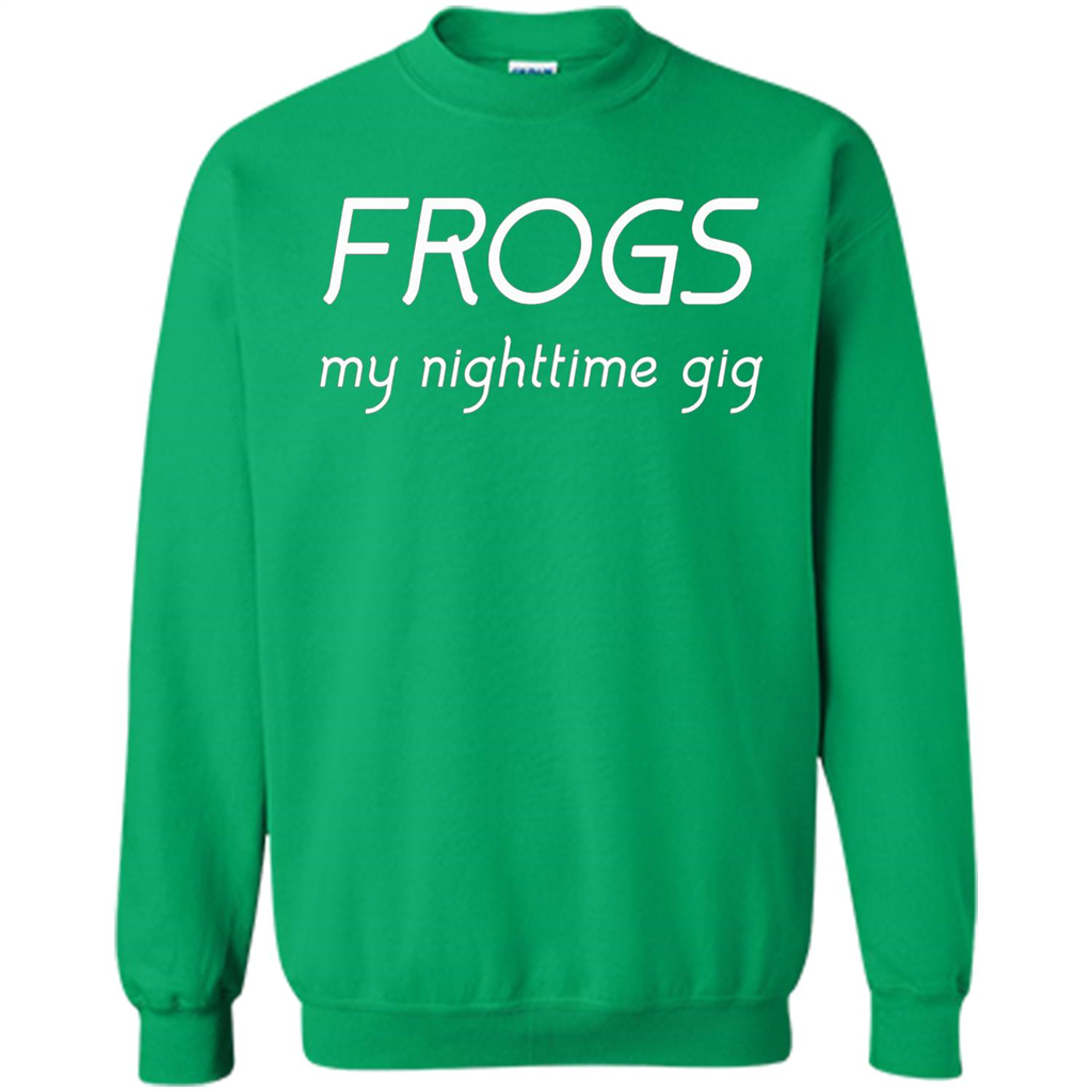 Frogs My Nighttime Gig T-shirt Irish Green