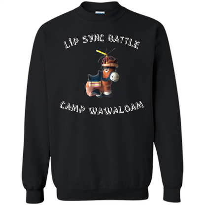 Lip Sync Camp T-shirt Camp Wawaloam Black