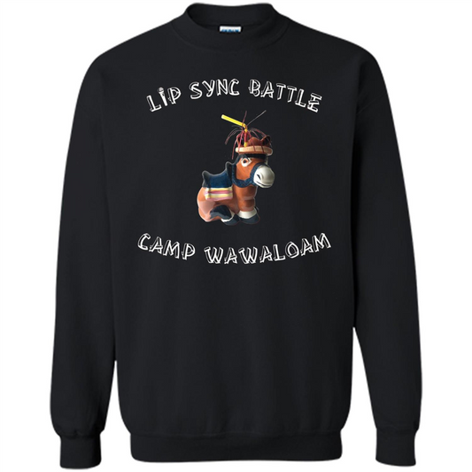 Lip Sync Camp T-shirt Camp Wawaloam Black