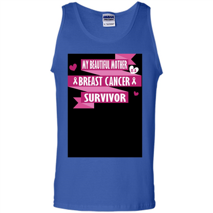 My Beautiful Mother Is A Breast Cancer Survivor T-shirt Royal
