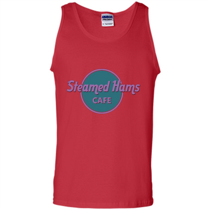 Steamed Hams Cafe T-shirt Red