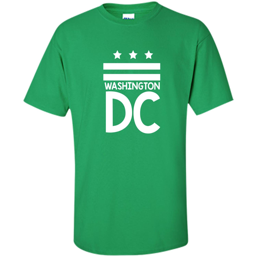 DC Flag T-shirt - Washington DC T-Shirt Irish Green