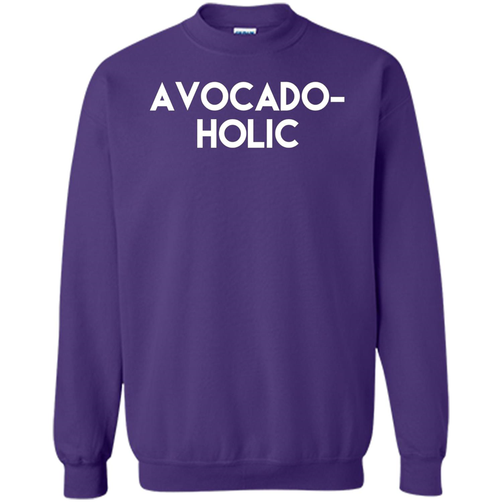Avocado-Holic Avocado Funny Humorous Trending T-shirt Purple
